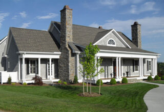 grey brick ranch